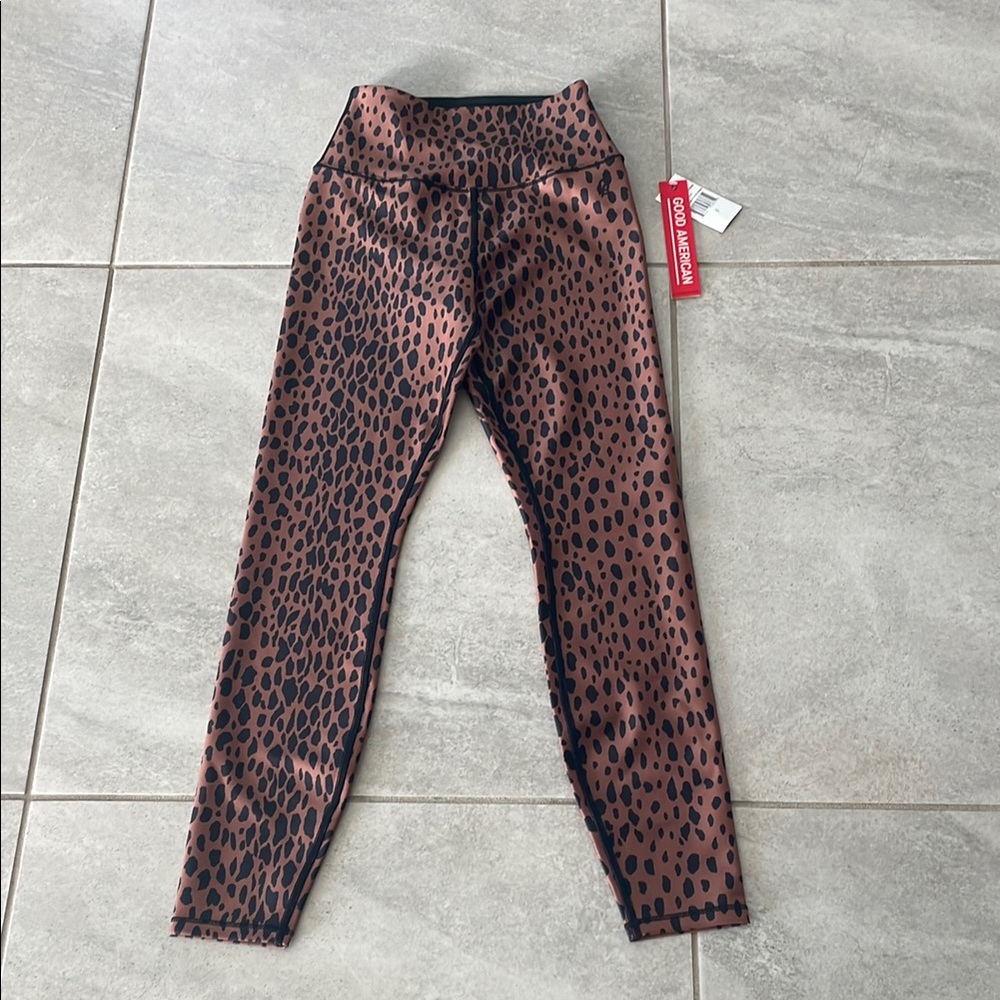 Good American Cheetah Print Leggings NEW